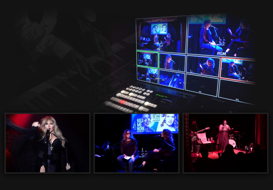 Triad video production deck — cameras